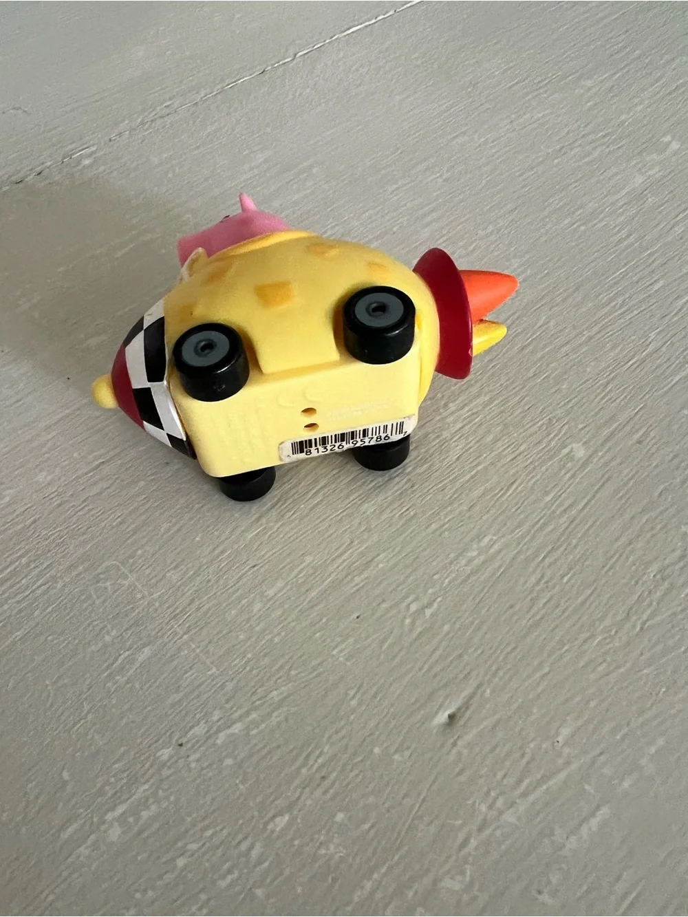 2003 Peppa Pig Mini Buggy Peppa In Yellow Rocket Vehicle